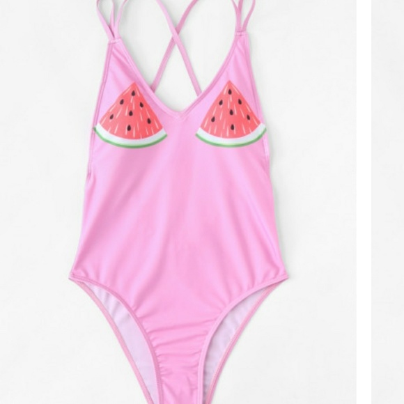 shein watermelon swimsuit
